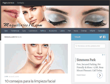 Tablet Screenshot of maquillajes10.com